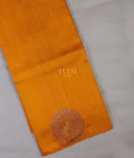 Yellow Banaras Tussar Saree T687522-image