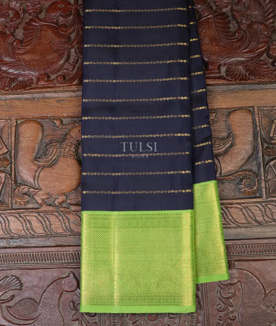 Blue Kanjivaram Silk Saree T692590-image