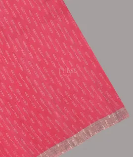Pink Woven Raw Silk Saree T688842-image
