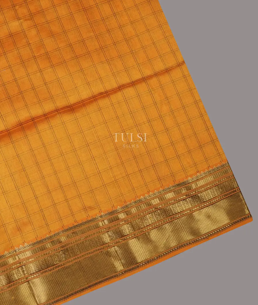 Yellow Silk Cotton Saree T691592-image