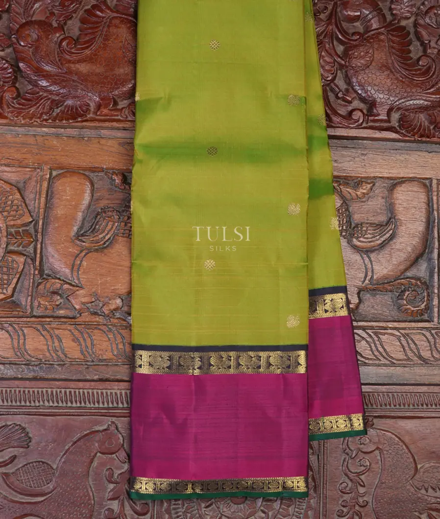 Yellowish Green Kanjivaram Silk Saree T692152-image
