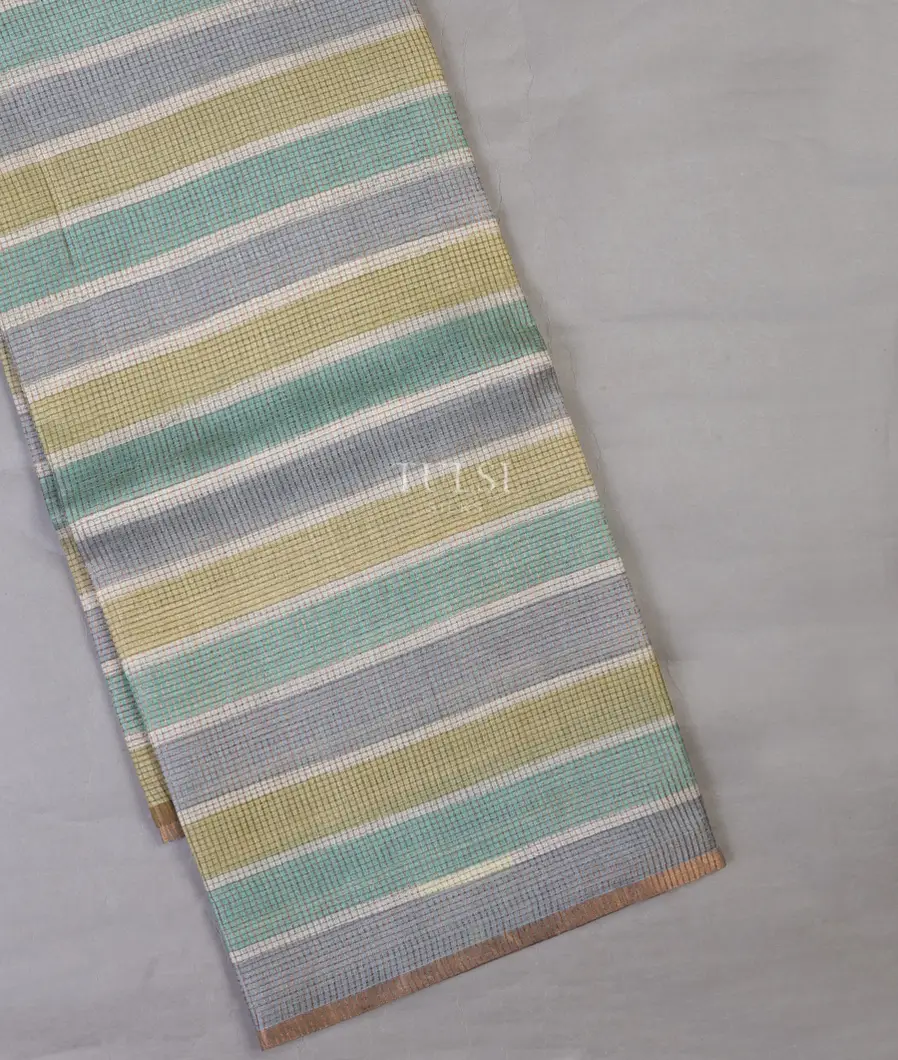 Multicolour Tussar Printed Saree T682362-image