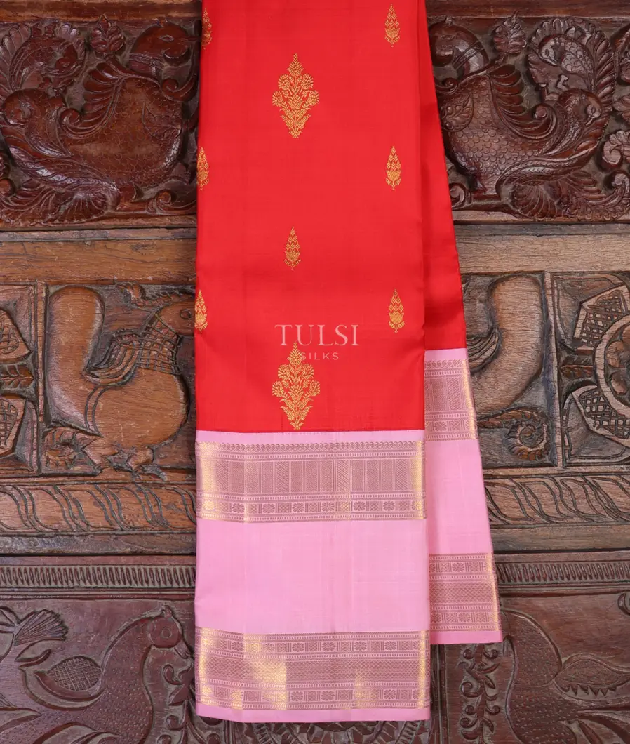 Red Kanjivaram Silk Saree T683404-image