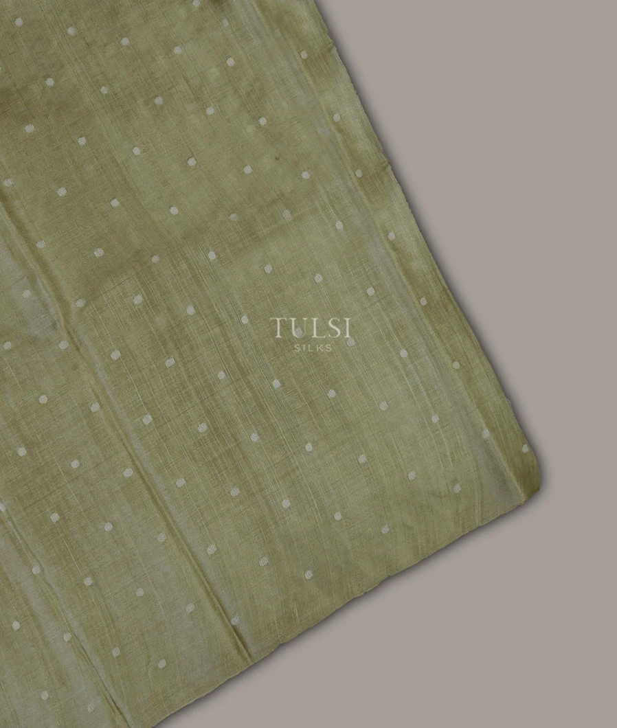 Green Tissue Woven Tussar Saree T682800-image