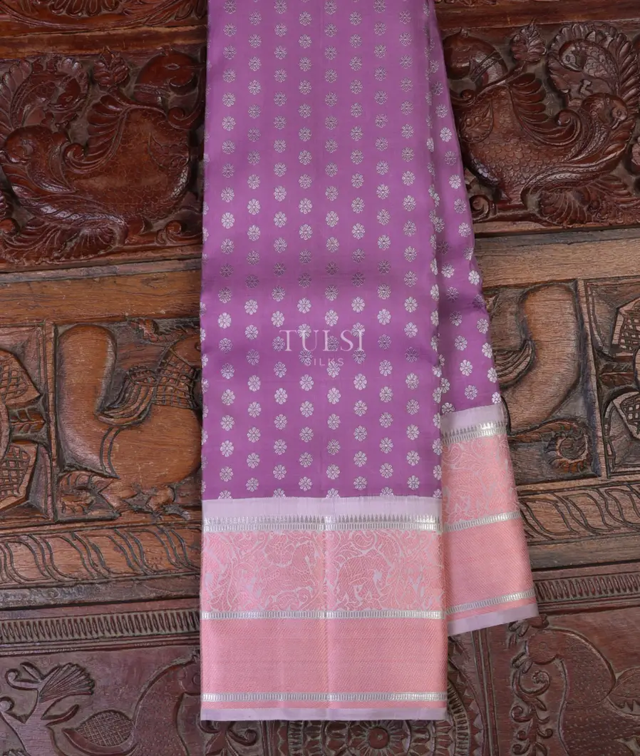 Lavender Kanjivaram Silk Saree T637861-image