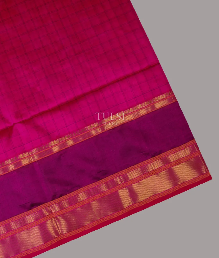 Pink Silk Cotton Saree T691590-image