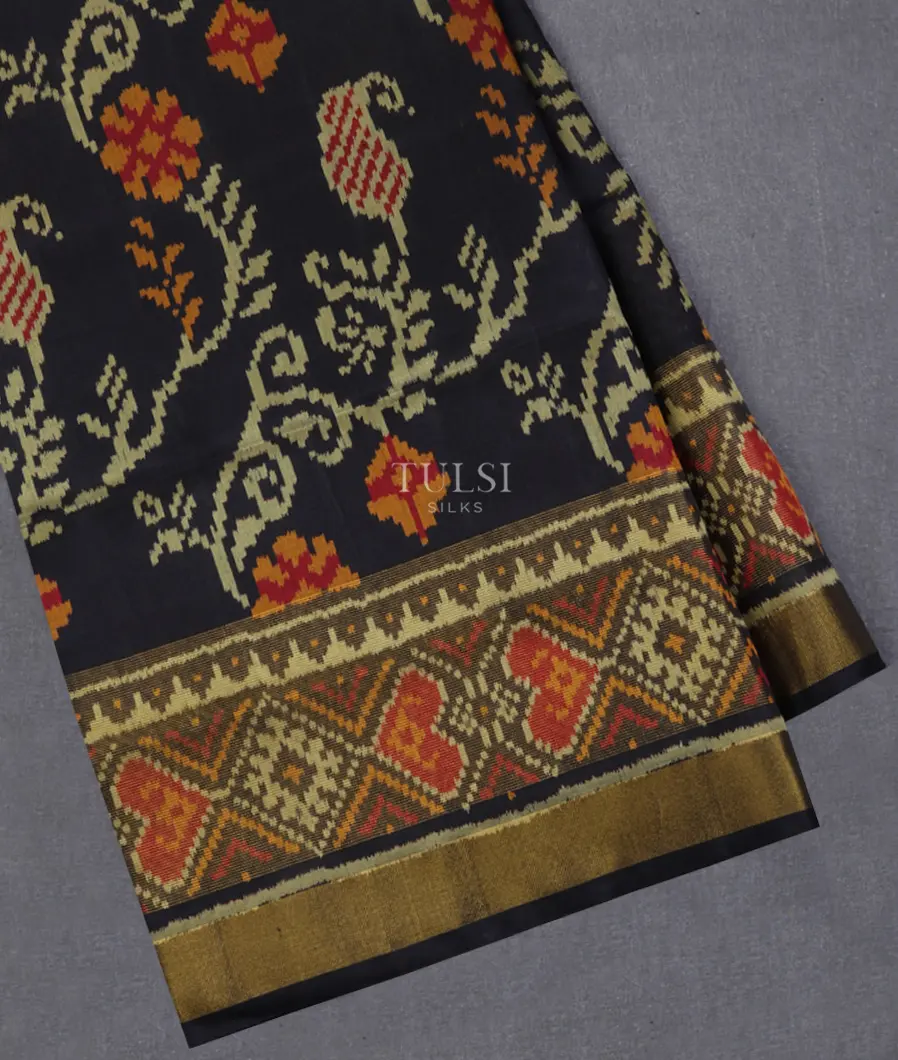 Black Patola Silk Saree T531187-1-image
