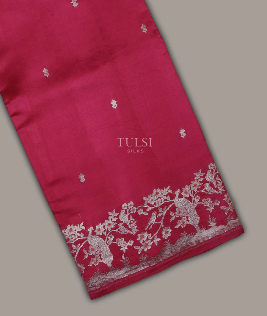 Magenta Chaniya Silk Saree T685522-image