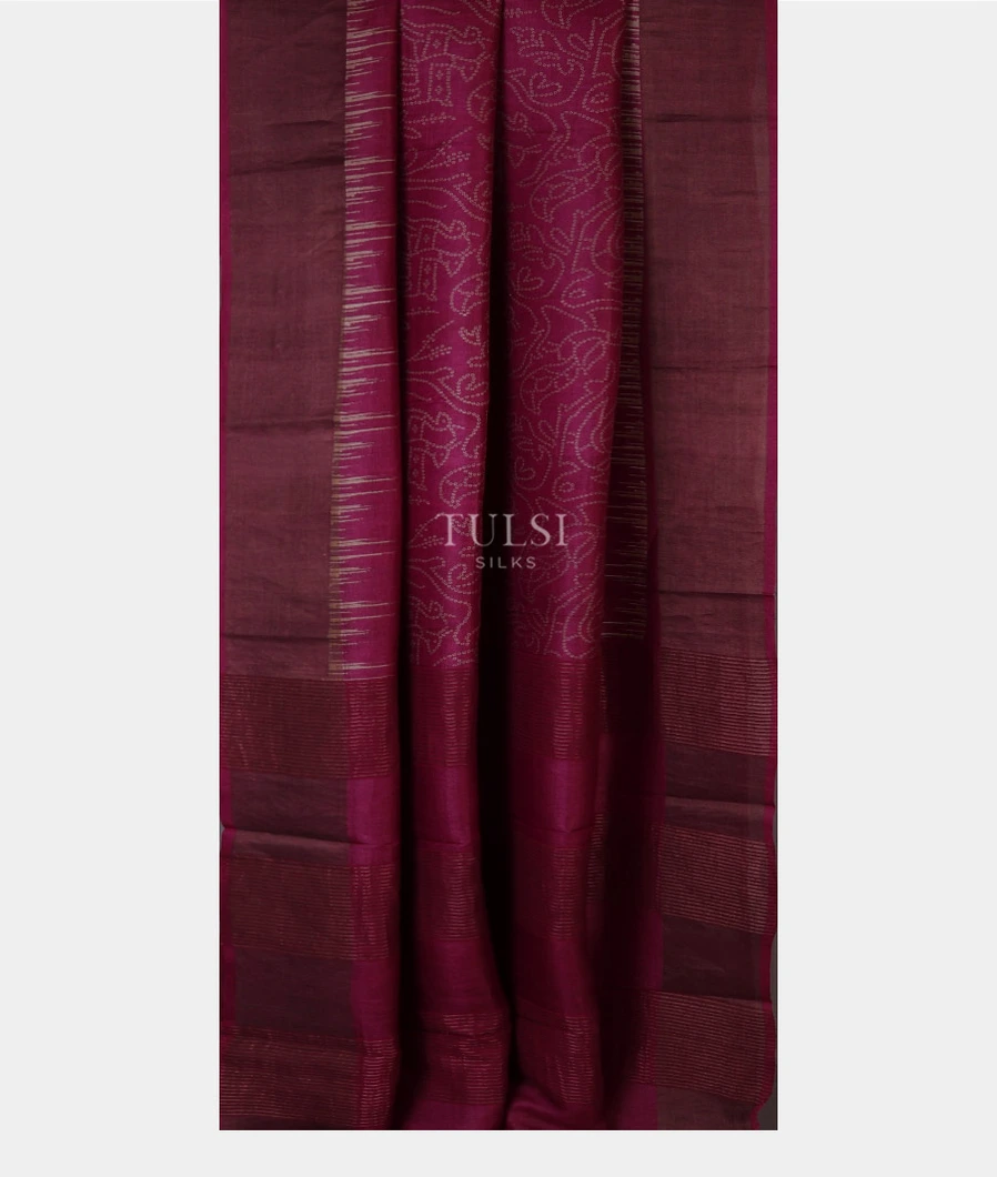 burgundy-tussar-printed-saree-t692928-t692928-b