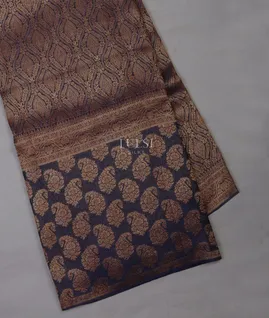Blue Mysore Crepe Silk Saree T692040-image
