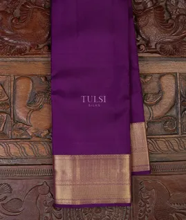 Purple Soft Silk Saree T693392-image