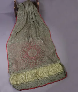 greenish-grey-bandhani-gajji-silk-saree-t693740-t693740-b