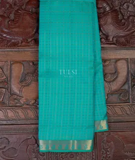 Greenish Blue Soft Silk Saree T693446-image