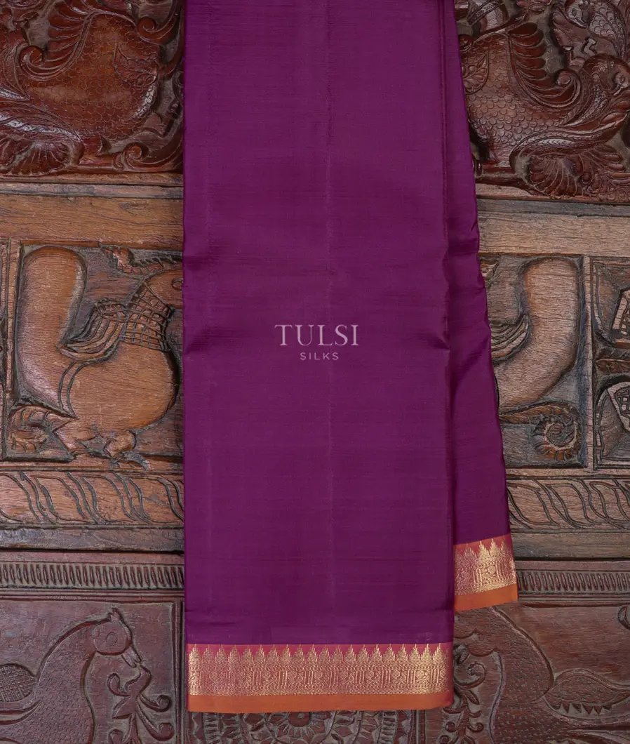 Purple Soft Silk Saree T677649-image