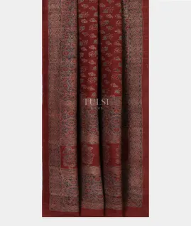 maroon-tussar-ajrakh-printed-saree-t542730-t542730-b