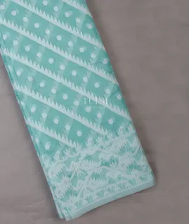Blue Dhakai Cotton Saree T690408-image