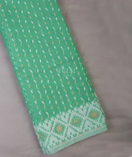 Green Dhakai Cotton Saree T690397-image