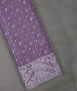 Lavender Dhakai Cotton Saree T690382-image