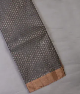 Grey Silk Cotton Saree T692700-image
