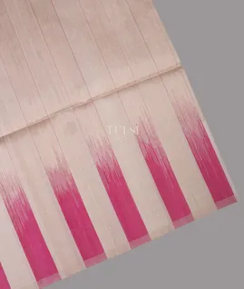 Off-White Soft Silk Saree T693678-image
