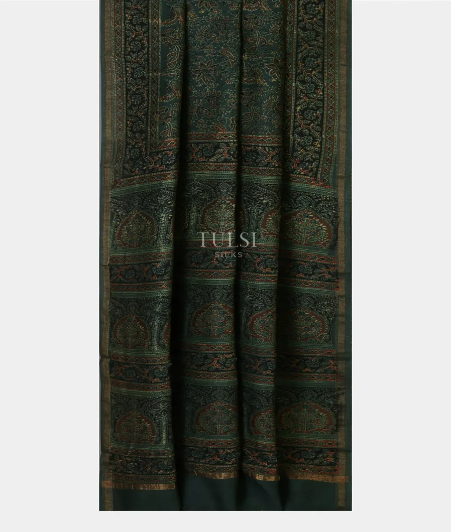 green-printed-cotton-saree-t694003-t694003-b