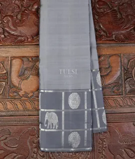 Grey Kanjivaram Silk Saree T694712-image