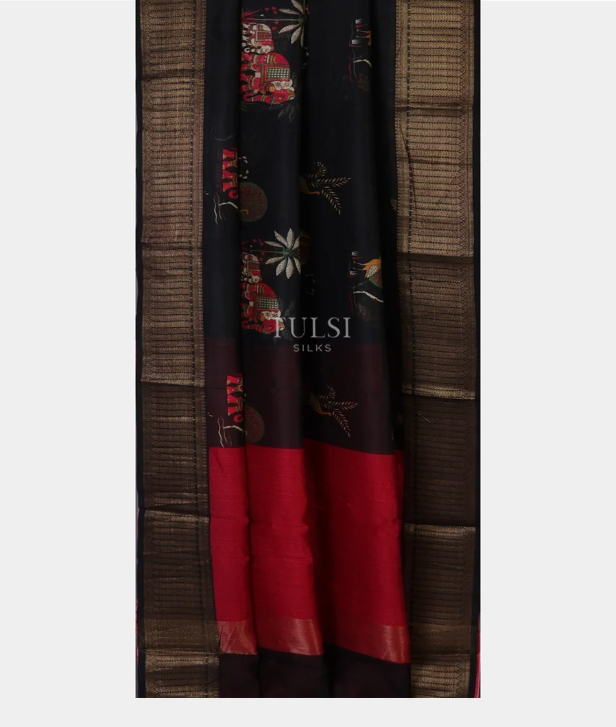 black-printed-cotton-saree-t691008-t691008-b