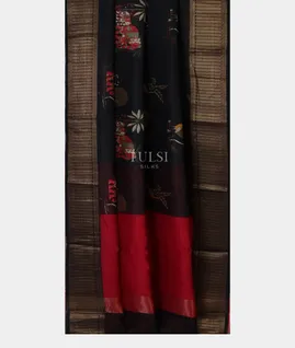 black-printed-cotton-saree-t691008-t691008-b