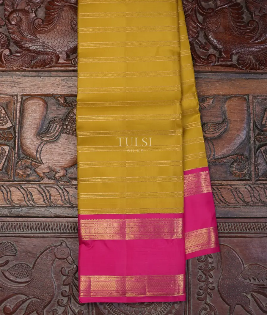 Yellowish Green Kanjivaram Silk Saree T696051-image