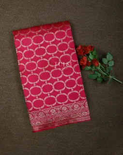 Pink Banaras Tussar Saree T694246-image