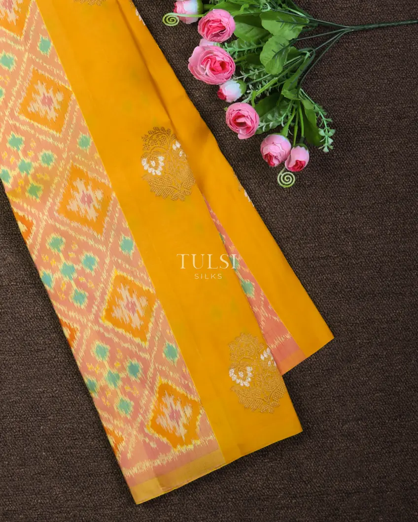 Yellow Kanjivaram Silk Saree T696054-image