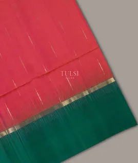 Pinkish Orange Soft Silk Saree T693652-image