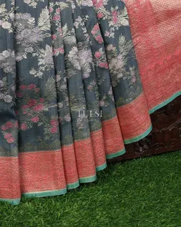 greyish-blue-banaras-tussar-georgette-saree-t594190-t594190-d