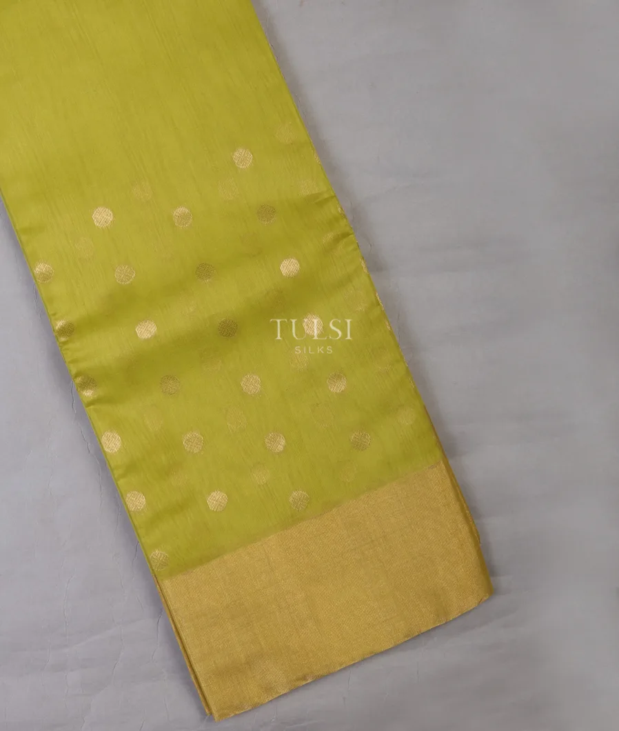 Green Silk Cotton Saree T692693-image