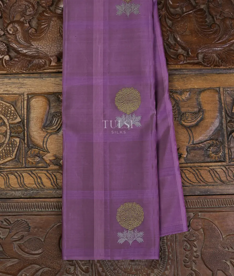 Lavender Kanjivaram Silk Saree T697148-image