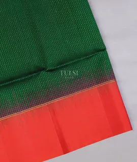 Green Soft Silk Saree T698015-image
