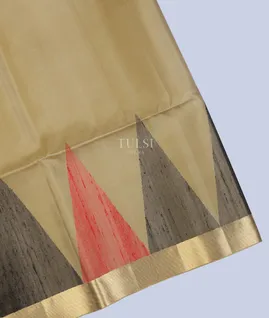 Beige Soft Silk Saree T693630-image