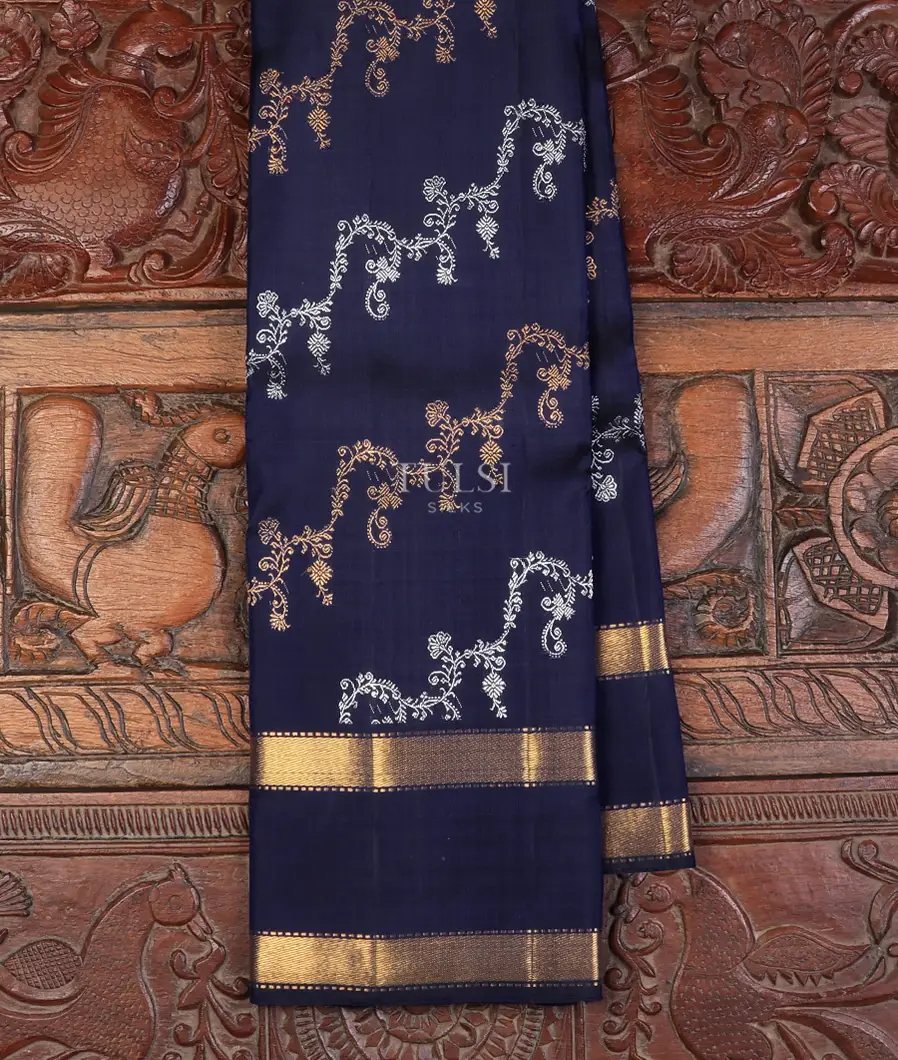 Blue Kanjivaram Silk Saree T692858-image