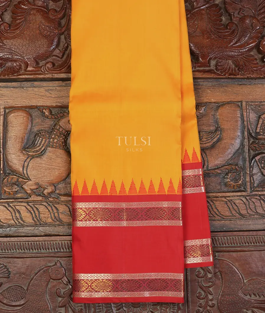 Yellow Kanjivaram Silk Saree T478117-1-image