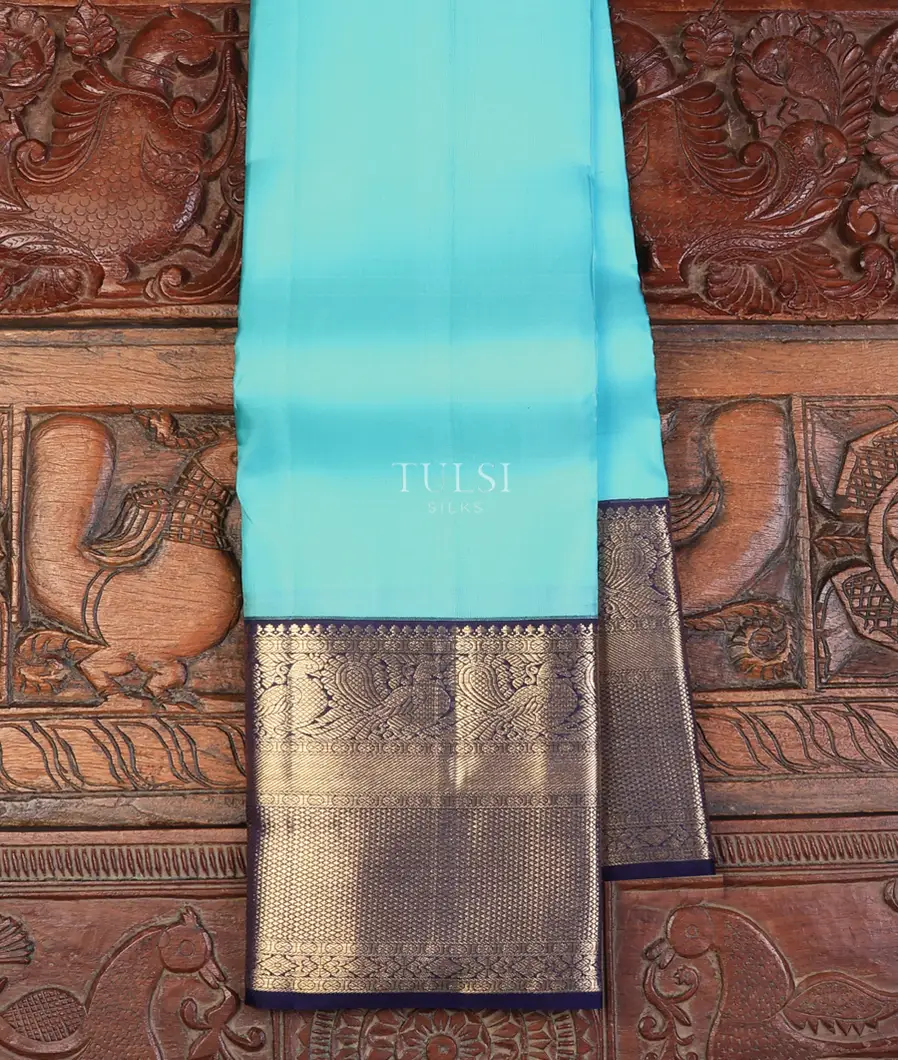 Blue Kanjivaram Silk Saree T698915-image