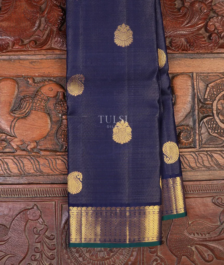 Blue Kanjivaram Silk Saree T687143-image