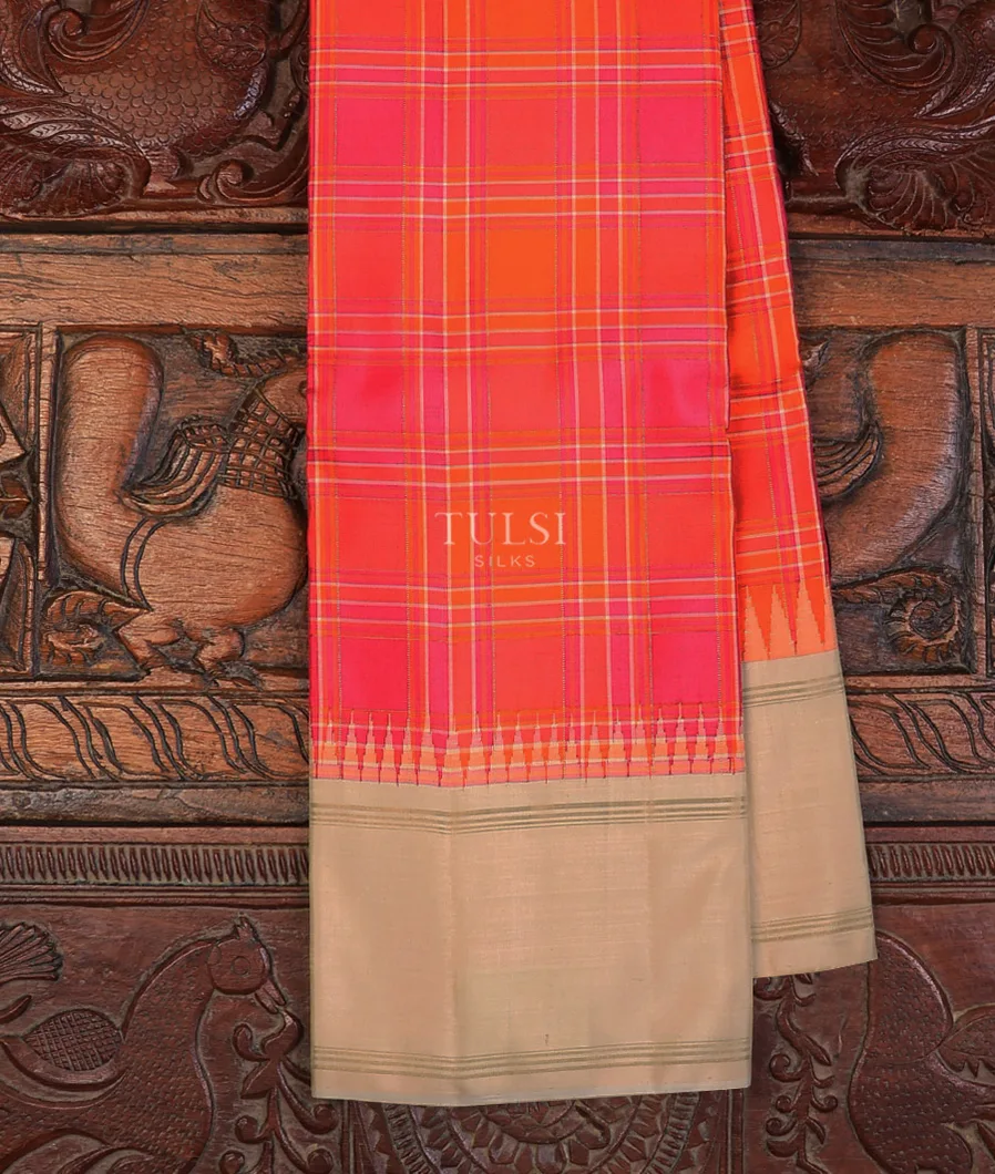 Multicolour Kanjivaram Silk Saree T680833-image