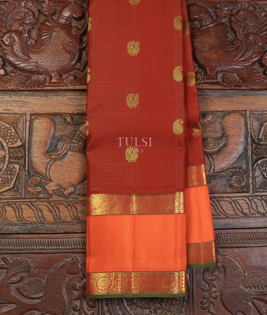 Maroon Kanjivaram Silk Saree T697315-image