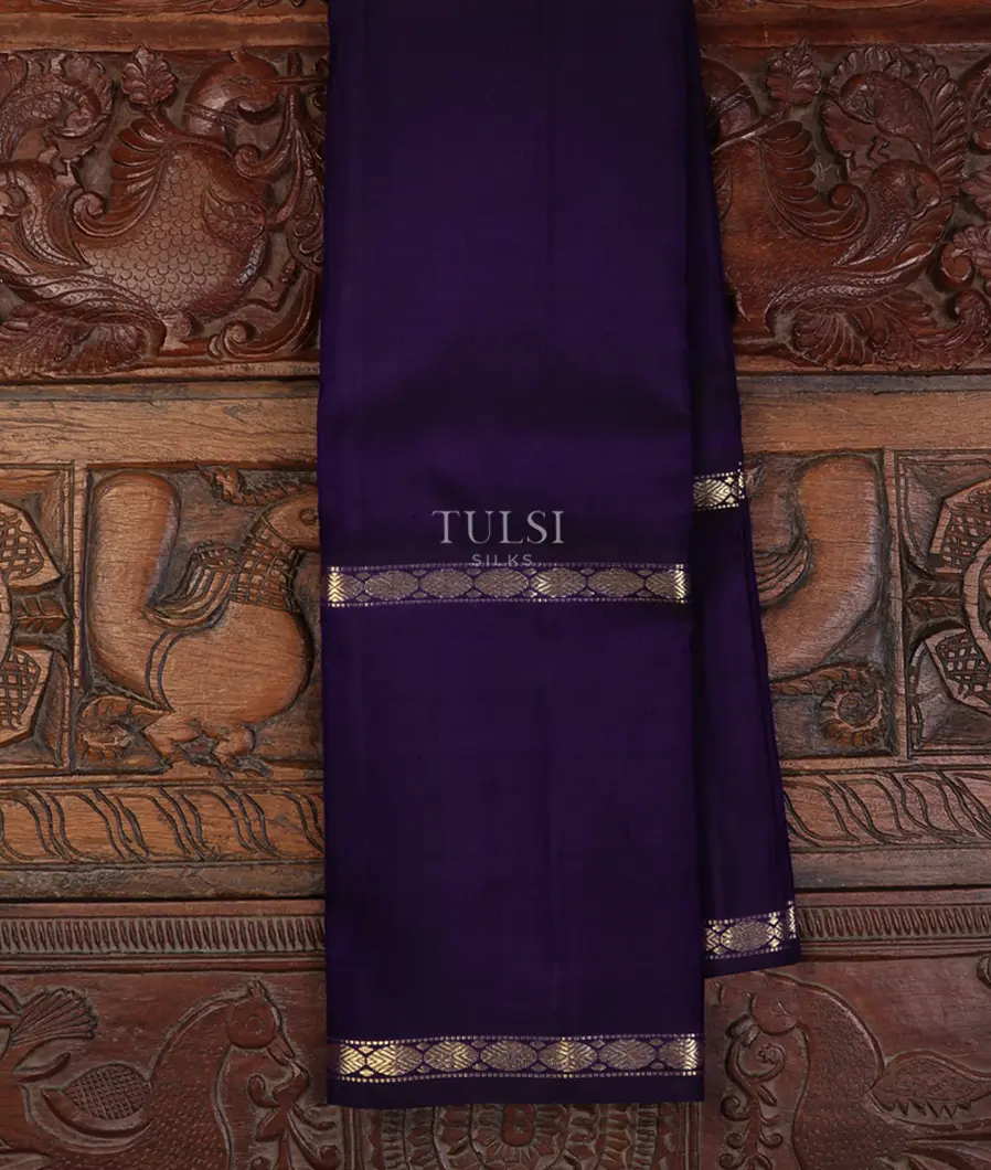Purple Kanjivaram Silk Saree T697676-image