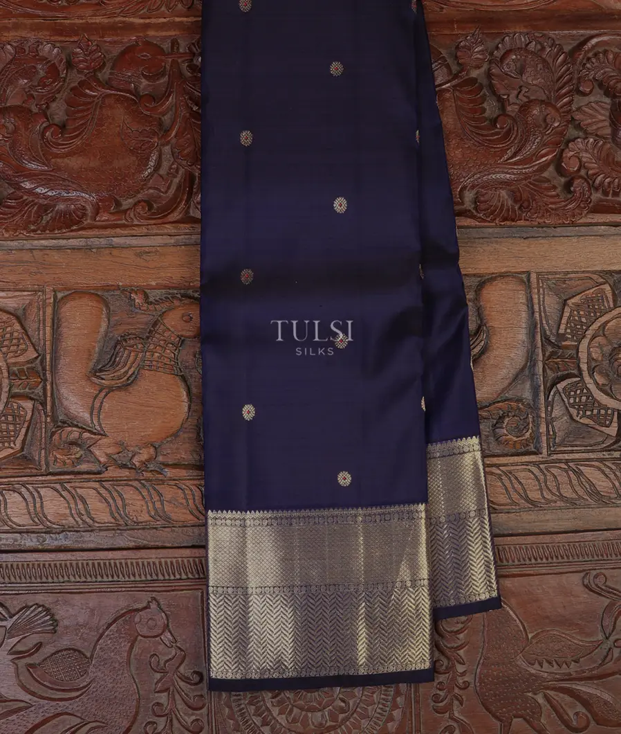 Blue Kanjivaram Silk Saree T682480-image