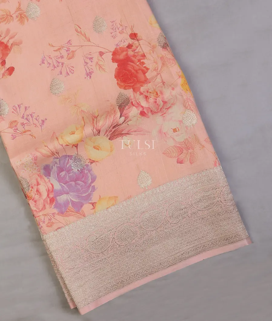 Pink Banaras Kathan Silk Saree T593643-1-image