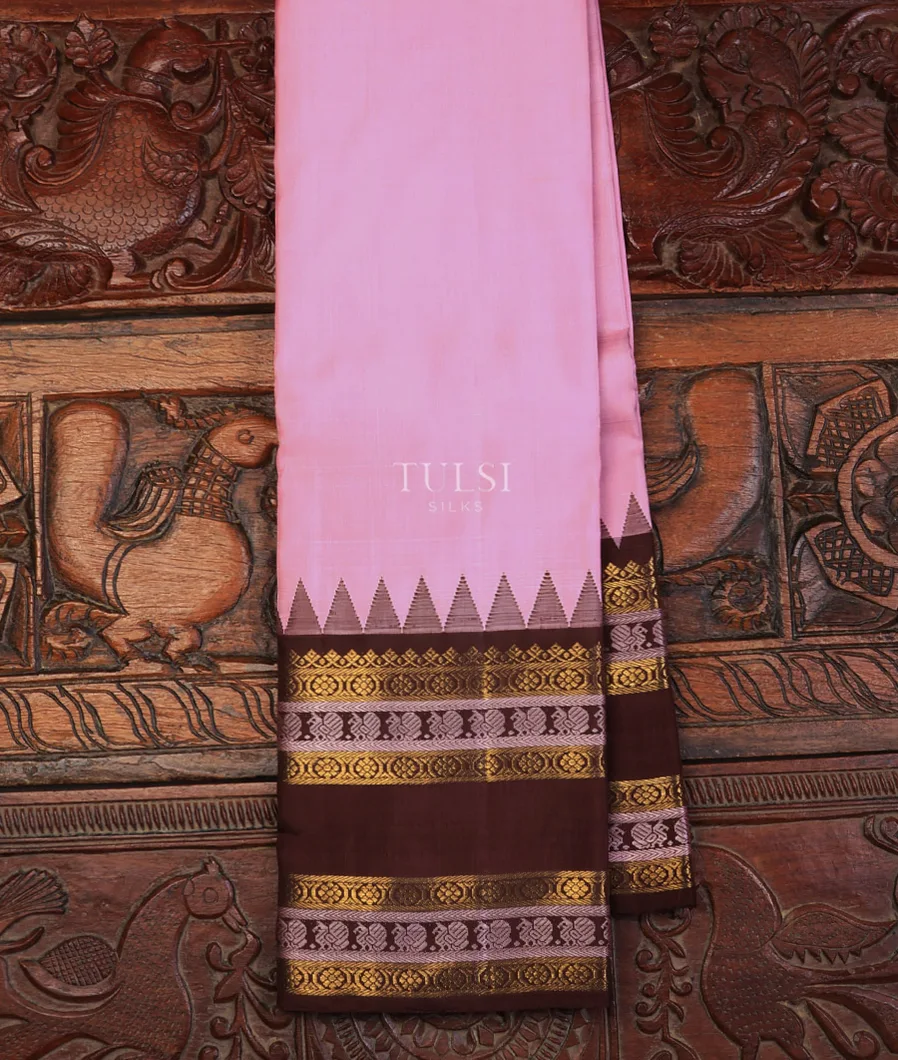 Pink Kanjivaram Silk Saree T514500-image
