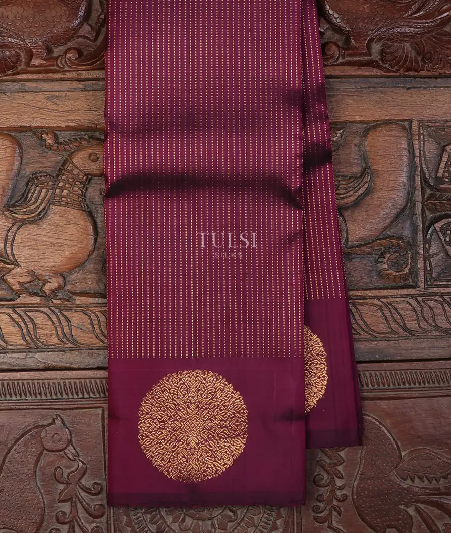Purple Kanjivaram Silk Saree T699604-image