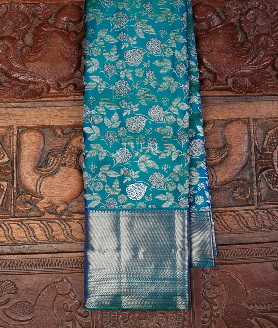 Peacock Green Kanjivaram Silk Saree T700306-image
