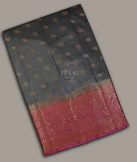 Grey Chaniya Silk Saree T693221-image